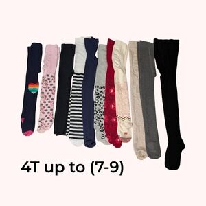 Kids Tightss/Leotards Lot (4T All The Way Up To 7-9)